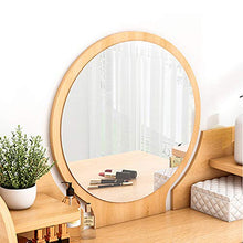 per Le Donne Ragazze Camera da Letto,Set di Sgabelli Imbottiti,Tavolo da Trucco Tavolo da Toeletta con Specchio Rotondo,2 Cassetti Grandi,Scaffali di Stoccaggio-Blue-c 60x40x119cm(24x16x47inch)