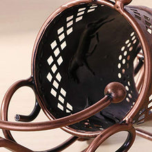 Sebasty Cremagliera del Vino del Cavallo Float Creativo Calice Upside Down Rack di Vino in Ferro Battuto Europeo