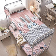 zyl Materassino Tatami Materasso Futon Pieghevole Materasso Tatami Morbido Tappetino Addensato Roll-up Materassi Dormitorio Studenti Giapponesi F-100x190cm (3937x748 Pollici)