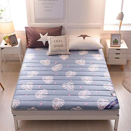 zyl Materasso Futon Pieghevole Spesso materassino Imbottito Giapponese Trapuntato Portatile Morbido Tatami per dormitorio Soggiorno Campeggio (Colore: F Dimensioni: Pieno: 120x200cm)