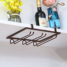 Moderno Arte del Ferro Vino Cremagliera di Vetro Appeso Multifunzione Senza Unghie Portabicchieri da Vino Cucina Bar caffè semplicità Elegante Collegare Cremagliera del Vino