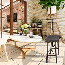 Relaxdays Bierbank Panchina Pieghevole, Set da 2 Panche da Birreria, Terrazza & Giardino, Plastica, HxLxP 42x100x25 cm, Marrone, 2 pz