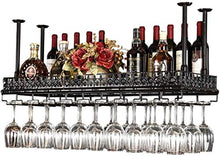 Scaffale da bar Scaffale da parete Scaffale da vino a muro, Portabicchieri da vino da appendere Scaffale da parete Scaffale portaoggetti Portabottiglie rustico Portabottiglie industriale Design Natale