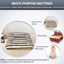 LJ Addensare Pieghevole Materasso Tops, Letti Pieghevoli Futons Tradizionale Giapponese Tatami Tappetino for Yoga Letto da Campo Materasso (Color : C, Size : 120x200cm(47x79inch))