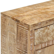 vidaXL Credenza Armadietto con Cassetti e Ante Mobiletto Decorativo Dispositivi Multimediali Arredamento 60x30x75 cm Legno Massello Mango