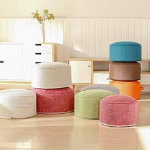 Tonda Piano Cuscino Ammortizzazione Seduta, Portatile Divano Pouf Ottoman Poggiapiedi Giapponese Futon Tatami Thick Cuscino da Terra per Soggiorno Balcone-m 38x20cm(15x8inch)