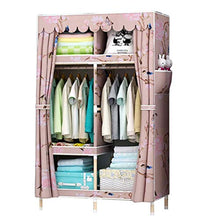 JFFFFWI Armadio Guardaroba Armadio in Legno massello Semplice Armadio 80 * 45 * 170cm (Colore: C)