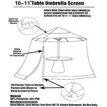 SKYLLPATION Zanzariera per ombrelli - Gazebo per zanzariera - con Tubo - Bianco