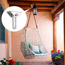 Nichhany Accessorio per Sedia sospesa per Amaca con Piastra Fissa a Sospensione in Acciaio Inossidabile Tipo a U con Piastra Fissa oscillante