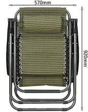 PAKUES-QO Reclinabile Pieghevole Sedia reclinabile Zero Gravity Lettini da Giardino Sedie a Sdraio da Spiaggia da Giardino Napping Household