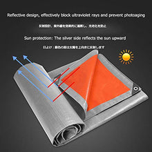 Waterproof Tarp Telone Impermeabile Ispessimento,Lightweight,Durable,UV Resistant,Esterno Copertura Antipioggia Isolamento Parasole baldacchino