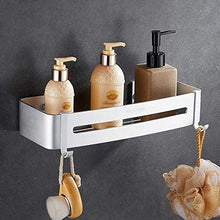 HTL Scaffale di stoccaggio Bagno Rack Libero Punching Spazio Alluminio WC Piazza Cestino WC Lavabo Rack Facile da Installare