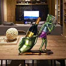 Wine Rack Tutela Dell'ambiente Resina Frog Artigianato Wine Rack Decorazione, Per La Cucina, Bar, Dispensa, Cantina, Basement, Controsoffitto, L'armadietto,Champagne