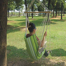 LHAHGLY - Amaca da appendere in corda di cotone, con bracciolo, capacità 199,6 kg, ideale per interni esterni, patio, terrazza, cortile, giardino, amache, supporti e accessori