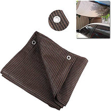 Vele parasole LQ dello Schermo for Balcone Patio Outdoor Sun Shades - Permeabile Durevole Cacao Rettangolare - for Yard Garden Outdoor Struttura e attività - Canopy Tenda (Size : W 90 x L 360-cm)