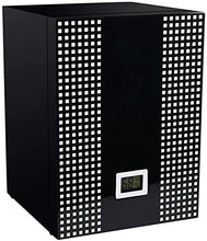 Umidificatori,Scatola Per Sigari Per Sigari Scatola Per Sigari Multistrato Di Grande Capacità Armadio Per Sigari In Legno Di Cedro Armadio Per Umidificazione Con Igrometro (Colore: Nero, Dimensioni: