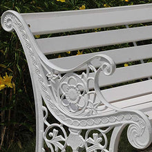 Sedia a sdraio per terrazza da esterno con panchina, Panche decorative da giardino in ghisa in legno massello anticorrosione e antiruggine,Sedie di riposo e attesa dell'ospedale del centro commercia
