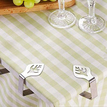 Clip per tovaglia, 4 o 6 pezzi, morsetti decorativi in acciaio inox, per tovaglia, per casa, picnic, barbecue, matrimoni, fai da te (4 pezzi)