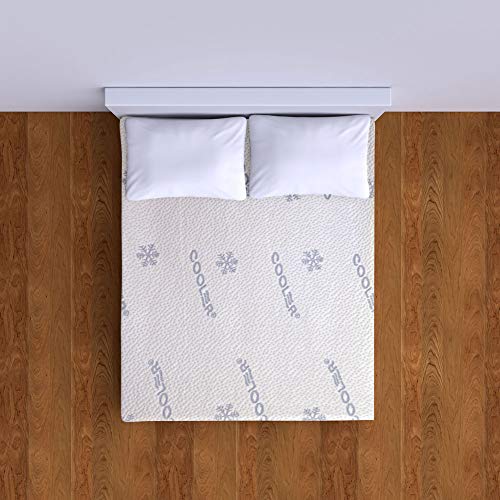 Copri materasso che RINFRESCA il materasso, Cooler è il tessuto rinfrescante adatto per chi soffre il caldo di notte 100% ANALLERGICO. Sovramaterasso - Coprimaterasso COOLER FRESH matrimoniale 165x195
