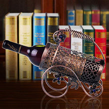 LHQ-HQ Bottiglia di Vino Wine Rack Rack Retro Ferro Battuto Wine Rack Moda Creativa Wine Rack Hollow Triciclo Bottiglia di Vino Rack Decoration