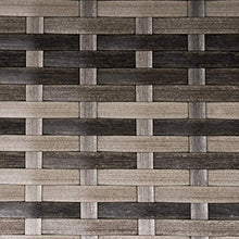 Outsunny Tavolino in Rattan Sintetico da Esterno, Giardino, Terrazzo Impermeabile Grigio 45x45x44cm