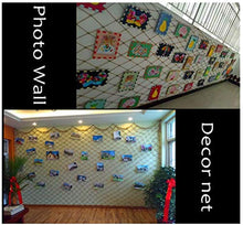 Protective net decoration / COPRIBAGAGLIAIO coperta Bambino Pet Stair Protezione Balcone Net antiurto recinto corda Kindergarten Net decorativi Tessuti a mano anti-goccia 50 millimetri rete a maglia c