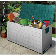 Cassapanca Da Esterno Baule Rattan Cassa Panca Portattrezzi Giardino Copri Bidoni Immondizia Portabidoni Spazzatura Madie Panchina Scatola Di Immagazzinaggio All'Aperto Ideale,Smallwoodgraingreen