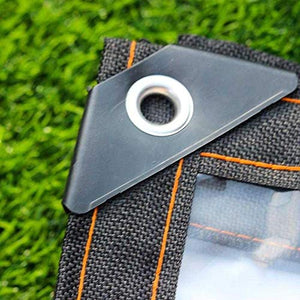 LXHONG Tarpaulin Trasparente Heavy Duty, Copertura di qualità Premium con Occhielli, Coperture per Mobili da Giardino Impermeabile A Prova di Vento Piscina Tetto, 23 Dimensioni