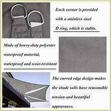 Vele parasole LQ Parasole Patio Sail Cloth Triangolo Canopy Yard Pergola, Paralume in Tessuto Impermeabile, for Giardino Barbecue Backyards attività, Tenda da Sole for Esterno