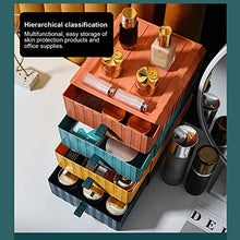 Organizer da tavolo Scatola portaoggetti Cassetto 4 pezzi Cassetto portaoggetti in plastica Organizzazione scrivania Cassetti portaoggetti impilabili Set per accessori per ufficio a casa Gioielli e me