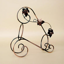 Ferro vino rack wine cooler filo d'epoca ornamenti artigianali cremagliera del vino decorazione della casa di moda creativa