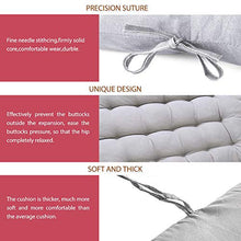 Enjoygoeu Cuscino per Panca Cuscino con Schienale Panchine da Giardino Soffice e Comodo,Cuscino per Panca Lungo e Imbottito con Spalliera,100 x100 cm e 100cm x 150cm -Grigio (100cm x 150cm)
