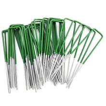 Materiali 50PCS Mobili da giardino a forma di U Lawn Nail U-Nail Giardino Prato fissaggio Nail Pioli reticolato incatramata di fissaggio per unghie