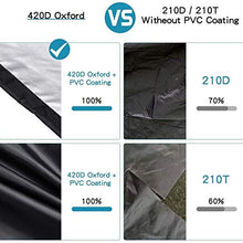 Timetided Parasole Copertura per ombrellone a Banana Impermeabile a sbalzo Cortile per Esterni Spiaggia Giardino Patio Shield Nero