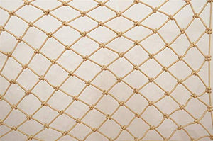 XLYAN Colore Decorativo Rete, Rete di Sicurezza for Bambini Balcone Recinzione Rete Asilo Rete di Protezione Scale Anti-Caduta Rete Gatto Rete di Tessitura Netto Arrampicata Amaca Altalena,Brown