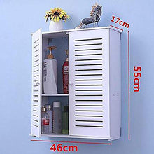 IPRE Armadietti di Medicina per Il Bagno sopra la Toilette, deposito a Prova di umidità Hanging Cabinet Balcony Louver Hanging Cabinet Cabinet Cabinet Wall Mounted Wall Cabinet