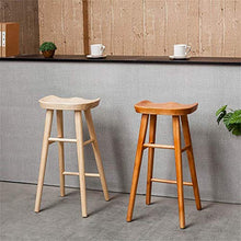 GYPPG Sgabello Bar Sedia Pranzo retrò con Gambe in Legno Sgabelli Bar per Cucina | Pub | Cafe - Carico Massimo 200 kg