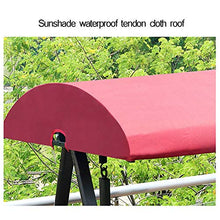 ZDYLM-Y Dondolo da Giardino con Tettuccio 2 posti con Staccabile Canopy - Giardino Swing con Il Pedale, per Outdoor Cortile