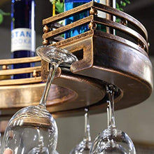 Yxsd portabicchieri da vino, scaffale per bicchieri di vino, portabicchieri da vino, portabicchieri da vino, portabicchieri da champagne, porta bicchieri da soffitto (dimensioni: 80 x 25 cm)