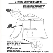 Zanzariera portatile per ombrellone, Patio Copertura ombrello Zanzariere Screen Screen Patio Ombrello Mosquito Cover Outdoor Garden Ombrello Parasol Mosquito Bug Bug Rettering Cover Table Mesh Screen