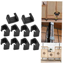 Clip Outdoor Furniture Patio Wicker clip di plastica Divano Connect Clamps per sedie mobili da giardino del sofà 10PCS 6CM