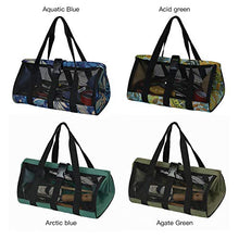 Takefuns - Borsa portaoggetti da giardino, grande apertura leggera e resistente