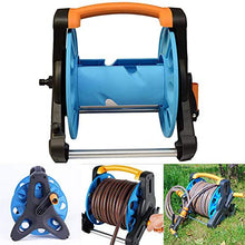 Hgedz Portarotolo Portatile da Giardino Stand, Supporto Vasca autoportante per Carrello di stoccaggio per Tubo da 35m 1/2 Pollici Strumento di stoccaggio per irrigazione da Giardino