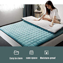 CAREXY Materassi Letto Addensare,Pieghevole Antiscivolo Traspirabilità Antibatterico con Elastici Materassi Letto per Yoga Resto Meditazione,I-180 * 200cm