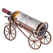 Portabottiglie singolo in ferro, portabottiglie decorativo da pavimento per carrozza romana, decorazione di mobili/A / 33.5×12×19.5cm