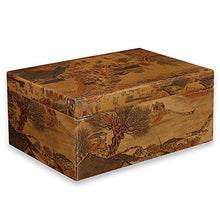 Panjianlin Cigar Box Qingming Shanghe High Gloss Vernice con elettronico Tester di umidità di Cigar Humidor Cedro Cigar Box Portable di Viaggio Cigar Box di stoccaggio