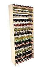 Len Mar.de - Scaffalatura in legno per bottiglie di vino, capienza 91 bottiglie, modello: RW-3-91