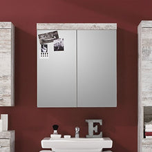 trendteam smart living Mobili, Derivato del Legno, Bianco Decorativo, 72 x 79 x 23 cm