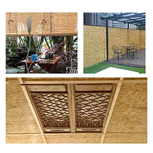 MikusangT Recinto di Canna Naturale, Tende Canna Naturali, Tapparelle Avvolgibili, Retro Sunshade per Interni Esterni, Cortina di Erba, Recinzioni Decorative