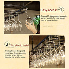 Wine Rack Gqq @ Portabottiglie da Soffitto Portabicchieri Sospeso Supporto per Vetro A Parete Scaffale di Vetro del Vino Rosso Capovolto Bar Supporto per Calice Porta Calici per Cucina da Bar